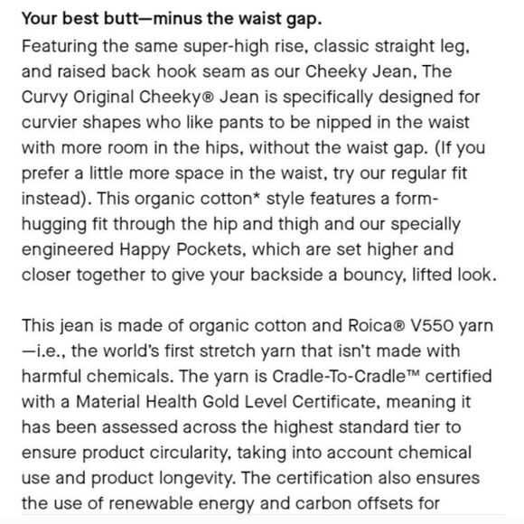 Everlane The Curvy Cheeky Jean Organic Cotton size 26 - Picture 12 of 12